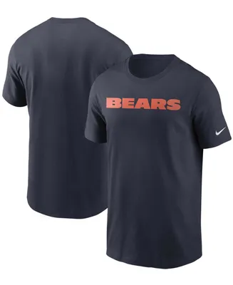 Men's Navy Chicago Bears Team Wordmark T-shirt