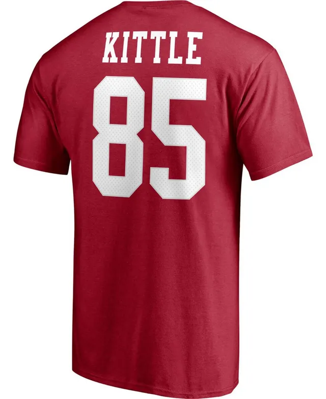 Deebo Samuel San Francisco 49ers Fanatics Branded Women's Player Raglan Name & Number 3/4-Sleeve T-Shirt - Cream/Scarlet