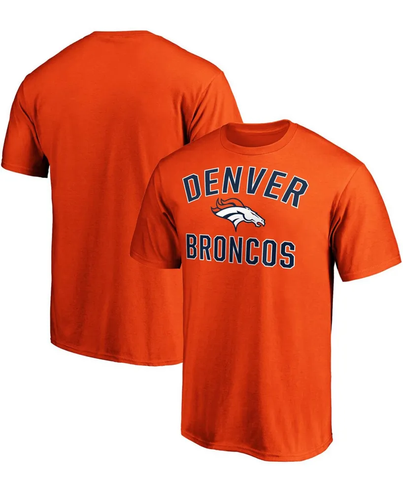 Men's Fanatics Branded White Denver Broncos Act Fast T-Shirt