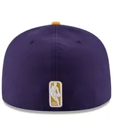 New Era Men's Los Angeles Lakers Official Team Color 2Tone 59FIFTY Fitted Cap