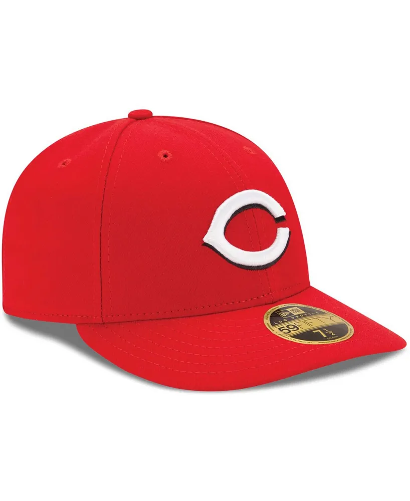 New Era Men's Cincinnati Reds Authentic Collection On Field Low Profile Home 59FIFTY Fitted Hat