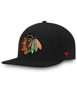 Fanatics Men's Chicago Blackhawks Core Primary Logo Fitted Cap