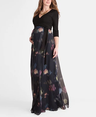 Seraphine Women's Maternity Nursing Maxi Dress