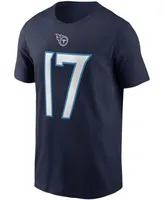 Men's Ryan Tannehill Navy Tennessee Titans Name and Number T-shirt