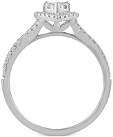 Diamond Teardrop Cluster Bridal Set (3/4 ct. t.w.) in 14k White, Yellow or Rose Gold