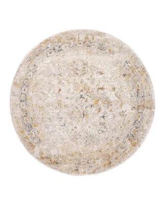 nuLoom Druzy CFDR05B 8' x 8' Round Area Rug - Gold