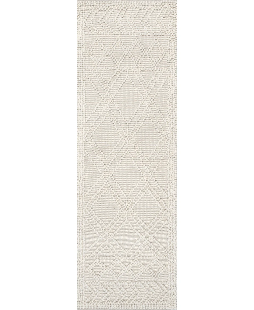 nuLoom Serena VESR01F 2' x 6' Runner Area Rug