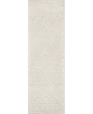 nuLoom Serena VESR01F 2' x 6' Runner Area Rug