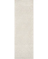 nuLoom Serena VESR01F 2' x 6' Runner Area Rug