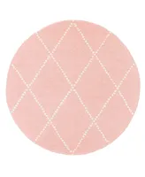 nuLoom Varanas MTVS176B 4' x 4' Round Area Rug