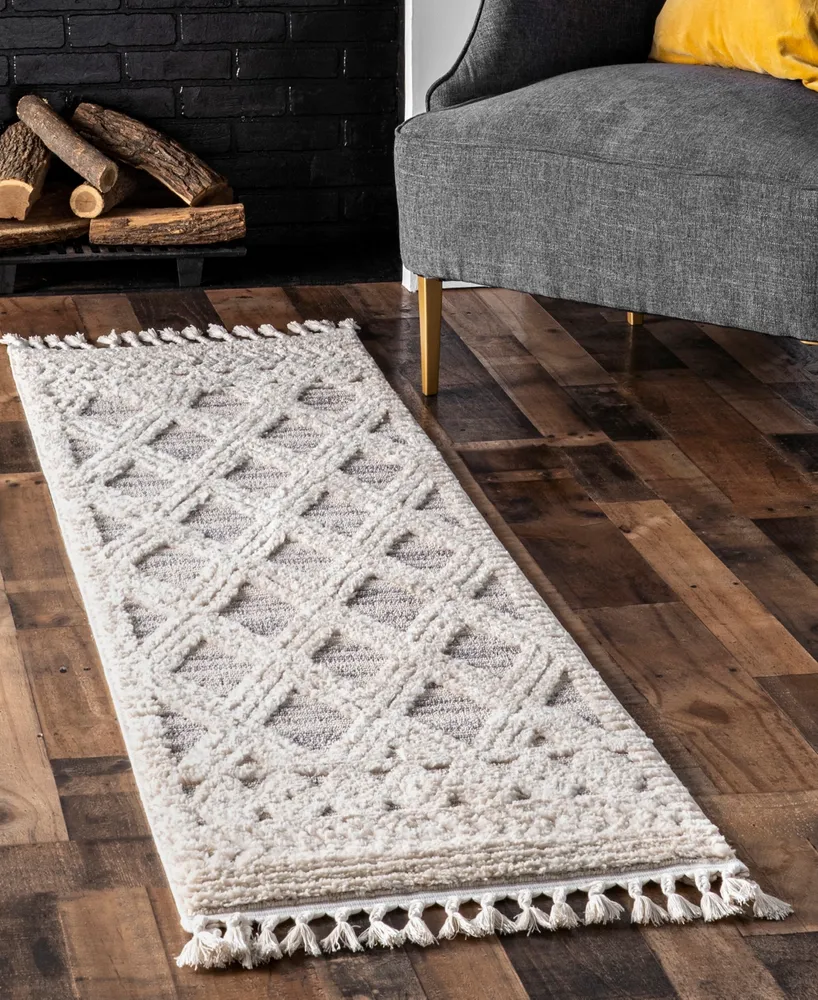 nuLoom Lorden KKLR12B 2' x 6' Runner Area Rug