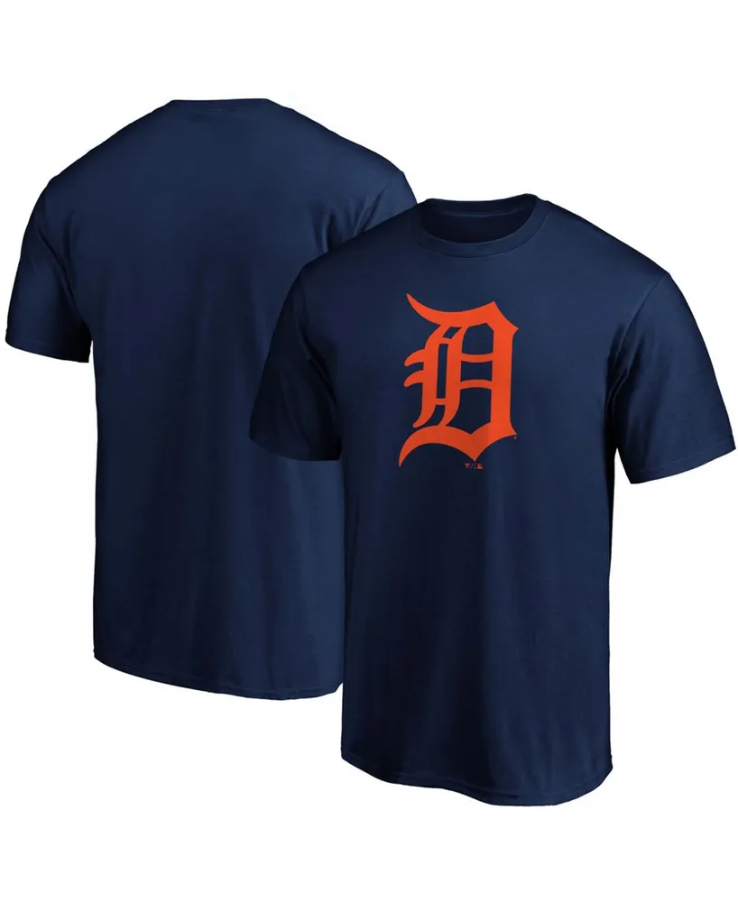 Men's Navy Detroit Tigers Official Logo T-shirt