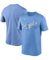 Men's Light Blue Kansas City Royals Wordmark Legend T-shirt