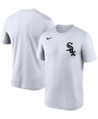 Men's White Chicago Sox Wordmark Legend T-shirt