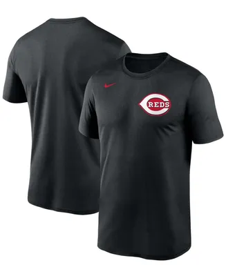 Men's Black Cincinnati Reds Wordmark Legend T-shirt