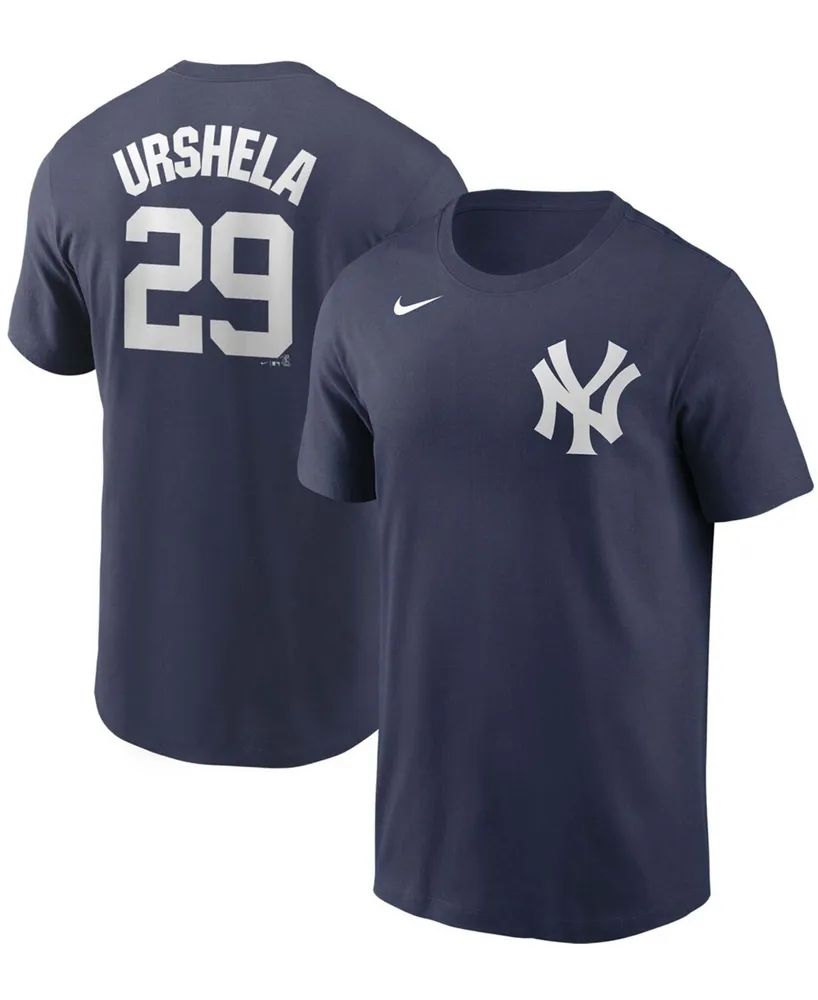 Nike Men's Nike Gio Urshela Navy New York Yankees Name & Number T