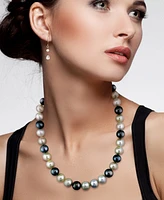 Multicolor Cultured South Sea & Tahitian Pearl (10-12-1/2mm) Strand 18" Collar Necklace