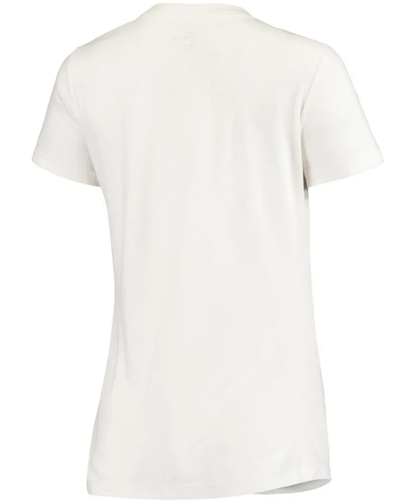 Women's White Dallas Cowboys Logo Essential T-shirt