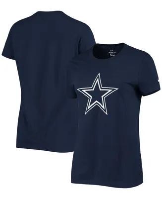 Women's Navy Dallas Cowboys Logo Essential T-shirt