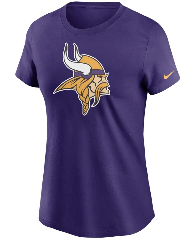 Women's Purple Minnesota Vikings Logo Essential T-shirt