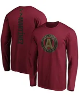 Men's Josef Martinez Red Atlanta United Fc Playmaker Name and Number Long Sleeve T-shirt