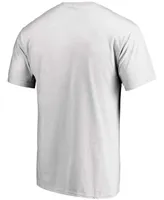 Men's White Charlotte Fc Primary Logo Team T-shirt