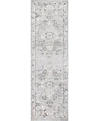 nuLoom Sundry ACSD05A 2'6" x 8' Runner Area Rug - Silver