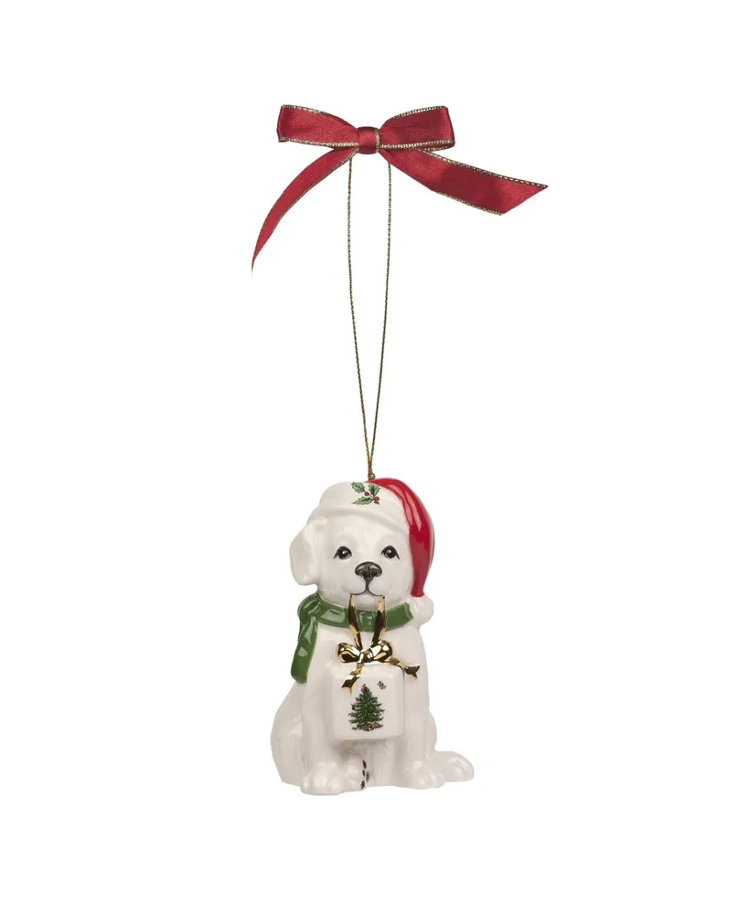 Spode Christmas Dog Ornament