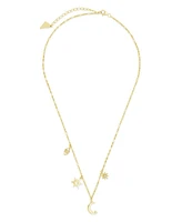 Sterling Forever Women's Sky Charm Necklace - Gold