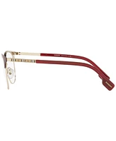 Burberry BE1355 Women's Square Eyeglasses - Light Gold