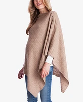 Seraphine Women's Cable Knit Nursing Cover Maternity Shawl