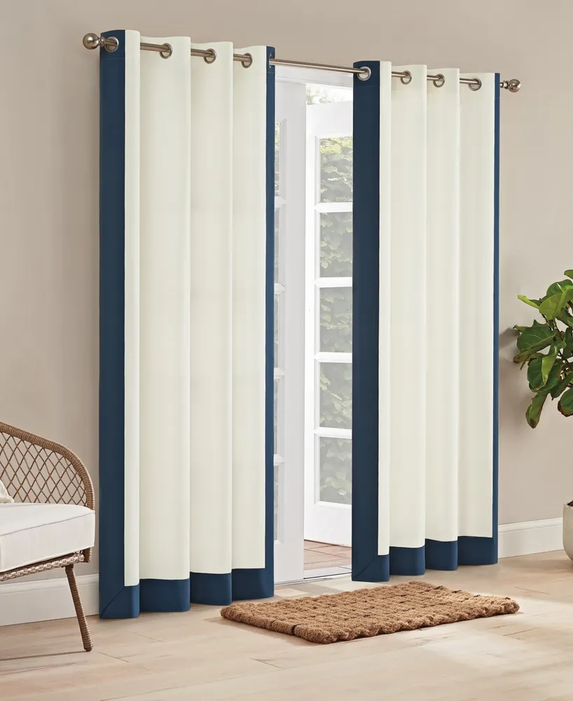 Waverly Sun N Shade Hampton Border Indoor/Outdoor Grommet Panel