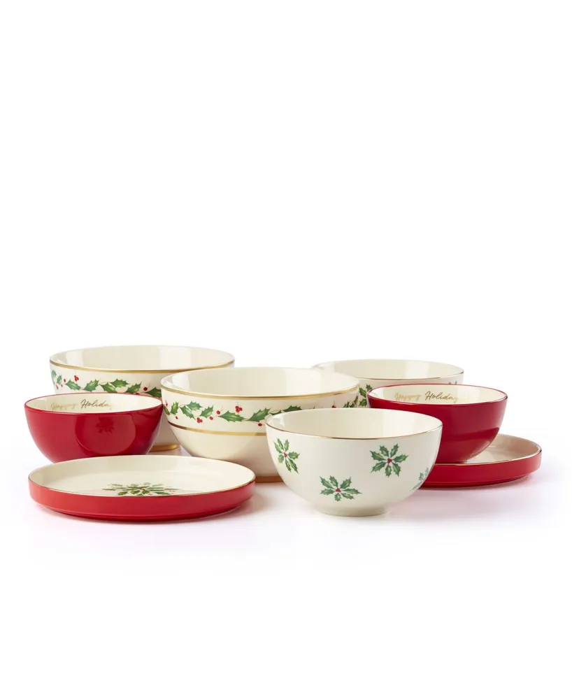 Holiday Luna Nesting Dinnerware, Set of 8