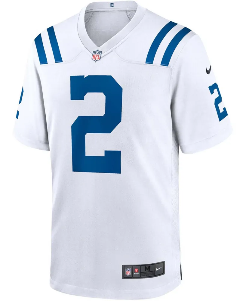 Men's Carson Wentz White Indianapolis Colts Game Jersey