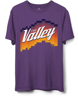 Men's Purple Phoenix Suns The Valley Pixel T-shirt