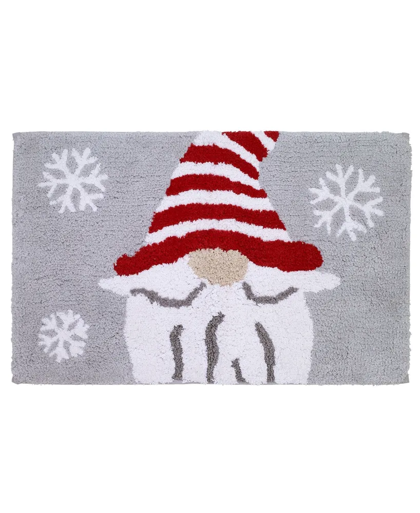 Avanti Christmas Gnomes Holiday Bath Rug, 20" x 30"