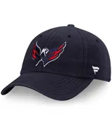 Men's Navy Washington Capitals Core Primary Logo Adjustable Hat