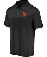 Men's Black San Francisco Giants Iconic Striated Primary Logo Polo