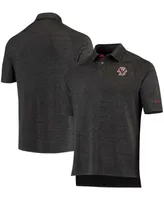 Men's Heathered Black Boston College Eagles Down Swing Polo