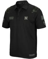 Men's Black Nebraska Huskers Oht Military Inspired Appreciation Sierra Polo