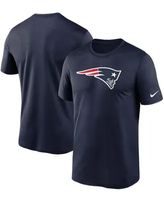Men's Big and Tall Navy New England Patriots Logo Essential Legend Performance T-shirt