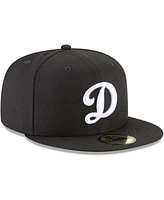 Men's Black Los Angeles Dodgers 59FIFTY Fitted Hat