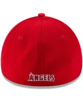 Men's Red Los Angeles Angels Game Team Classic 39Thirty Flex Hat