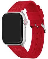 Lacoste Petit Pique Red Silicone Strap for Apple Watch 42mm/44mm