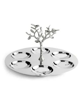Tree of Life Seder Plate - Silver