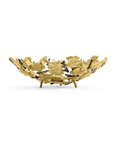 Butterfly Ginkgo Bread Basket - Gold