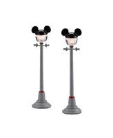 Department 56 Mickey Street Light Set, 2 Piece