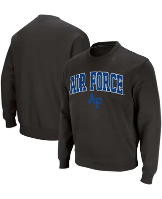 Men's Charcoal Air Force Falcons Arch Logo Sweatshirt