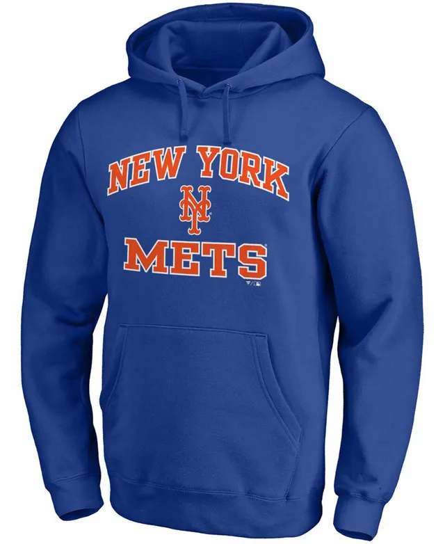 New York Mets Jersey Muscle Sleeveless Pullover Hoodie - Royal