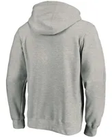 Men's Heather Gray Seattle Kraken Primary Logo Pullover Hoodie